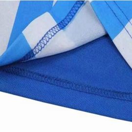 2019 Cheap Sublimation Blue And White Stripes Soccer Uniform New Design Jersey
