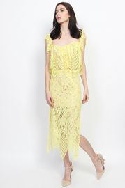 fashion apparel 2 pieces daisy lace women dress
