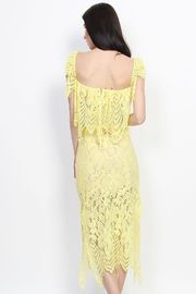 fashion apparel 2 pieces daisy lace women dress