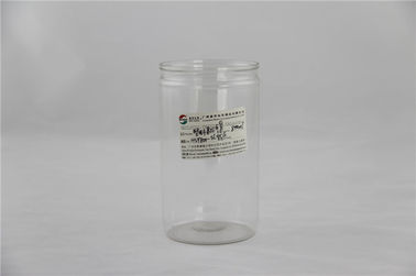 Customized 750ml air - proof Clear Plastic Cylinder , Food grade PET can