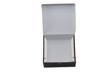 Eco - friendly Printing Brown Burger Box Packaging / Cardboard Food Boxes