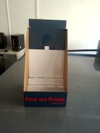 Books cardboard counter display pop storage display box for notebooks
