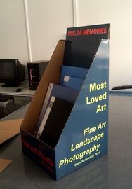 Books cardboard counter display pop storage display box for notebooks