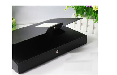 Black plastic polypropylene Plastic Document Folder of bottom clousure