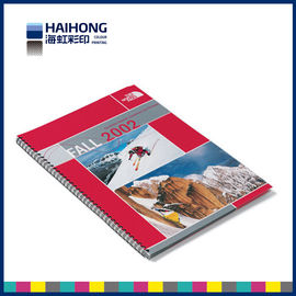 Custom Full color Spiral Bound Book Printing ,  Hardcover print spiral bound book