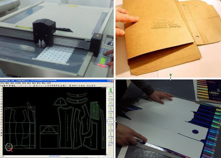 Postcard Gift Cardboard Box Cutting Machine , Digital Plotter Table Machine