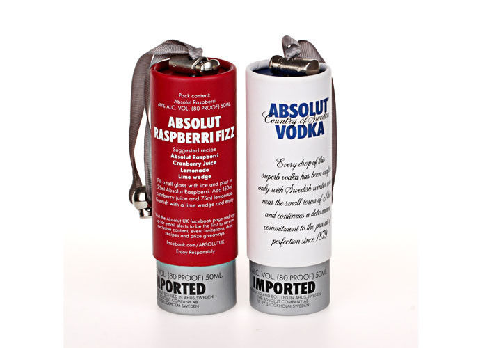 Delicate Handle Paper Tube Packaging Offest Print Mailing Tube